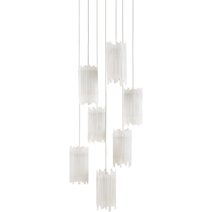 Currey and Company Escenia 13" Wide 7 Light Multi Light Pendant