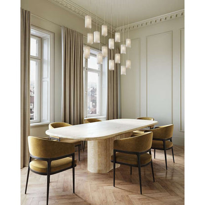 Currey and Company Escenia 13" Wide 7 Light Multi Light Pendant