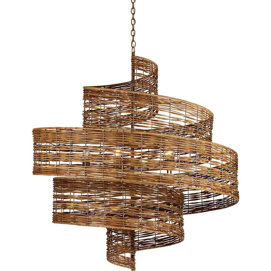 Currey and Company Saisei 5 Light 45" Wide Chandelier