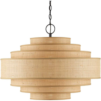 Currey and Company Maura 6 Light 30" Wide Chandelier