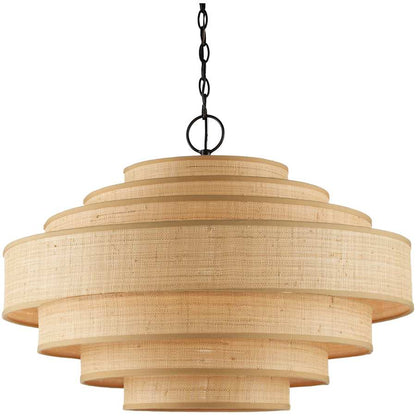 Currey and Company Maura 6 Light 30" Wide Chandelier