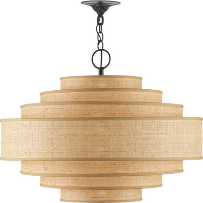 Currey and Company Maura 6 Light 30" Wide Chandelier