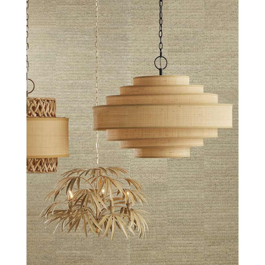 Currey and Company Maura 6 Light 30" Wide Chandelier