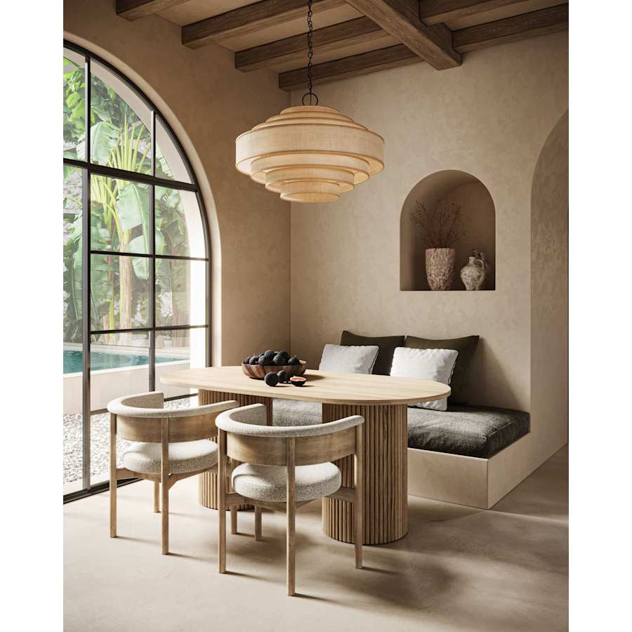 Currey and Company Maura 6 Light 30" Wide Chandelier