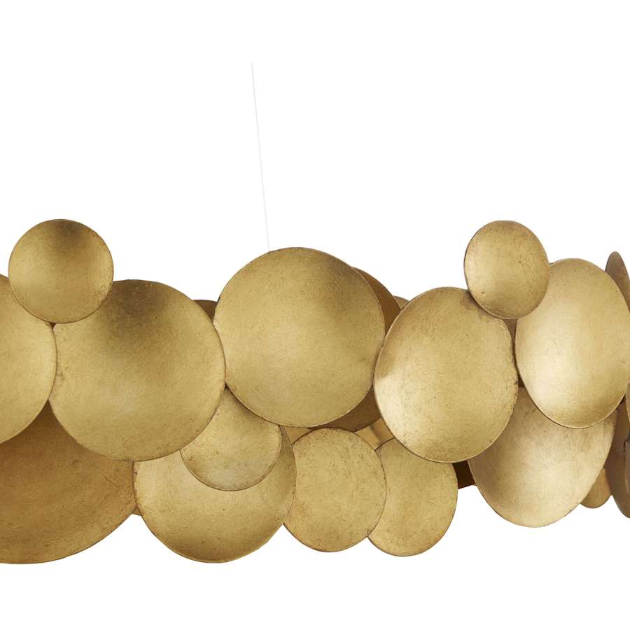 Currey and Company Lavengro 32" Wide LED Ring Chandelier