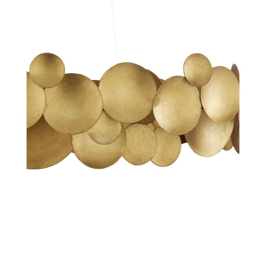 Currey and Company Lavengro 32" Wide LED Ring Chandelier
