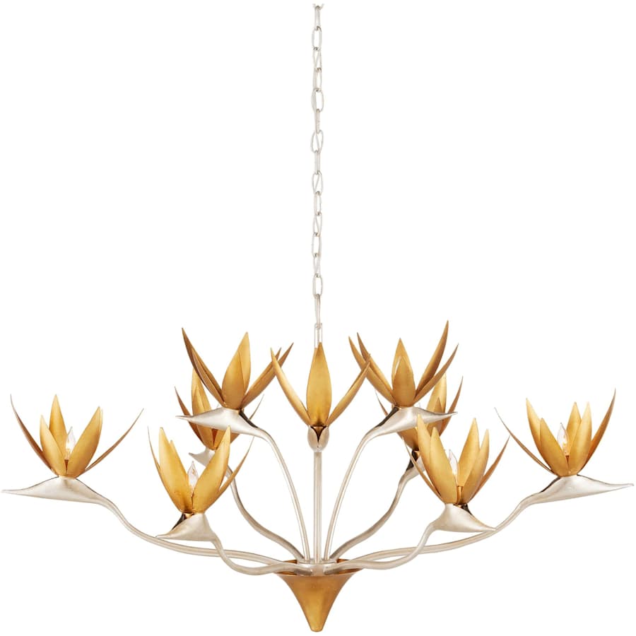 Currey and Company Paradiso 40" Wide Floral Chandelier