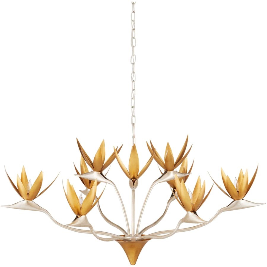 Currey and Company Paradiso 40" Wide Floral Chandelier