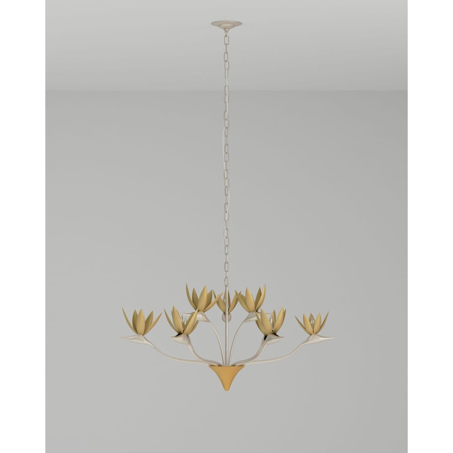 Currey and Company Paradiso 40" Wide Floral Chandelier