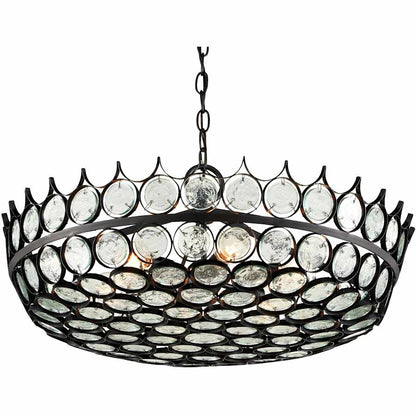 Currey and Company Augustus 6 Light 26" Wide Chandelier