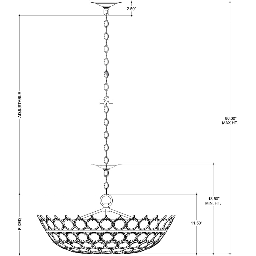 Currey and Company Augustus 6 Light 26" Wide Chandelier