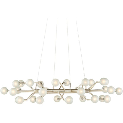 Currey and Company 30 Light 40" Wide Ring Chandelier