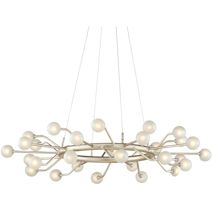 Currey and Company 30 Light 40" Wide Ring Chandelier