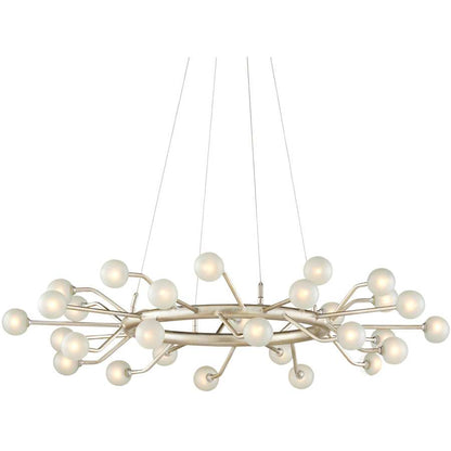Currey and Company 30 Light 40" Wide Ring Chandelier