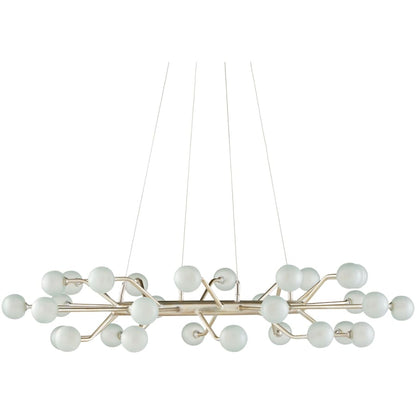 Currey and Company 30 Light 40" Wide Ring Chandelier