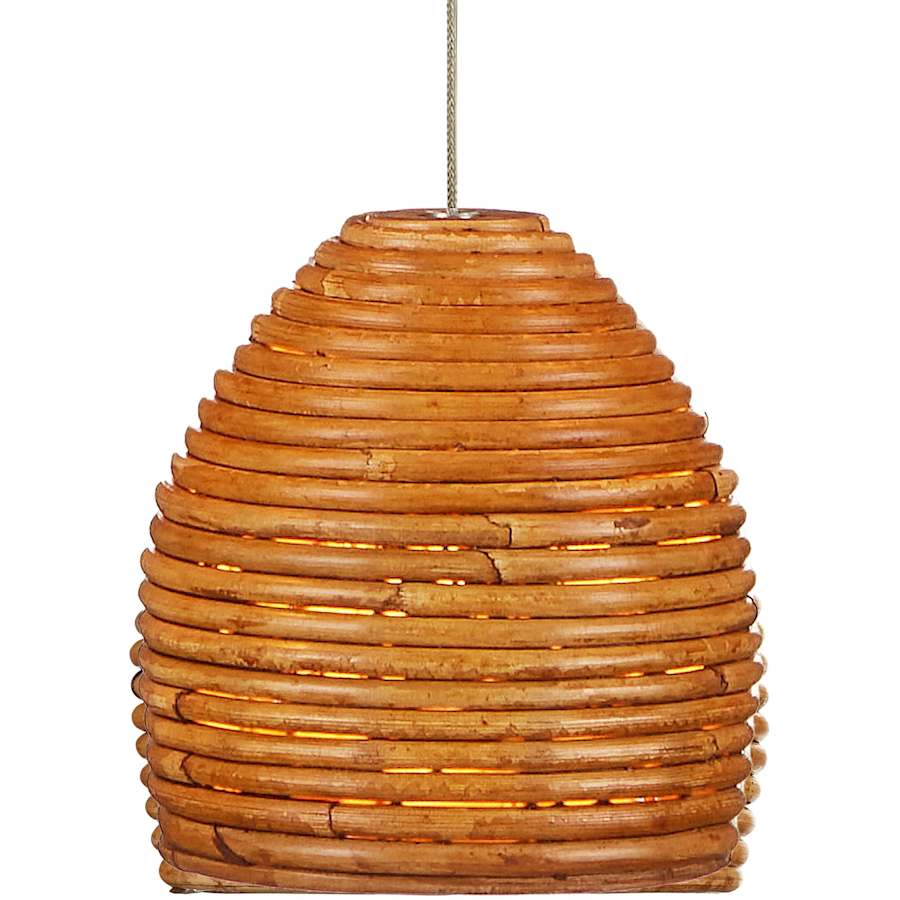 Currey and Company Beehive 15 Light 25" Wide Wood Multi Light Pendant