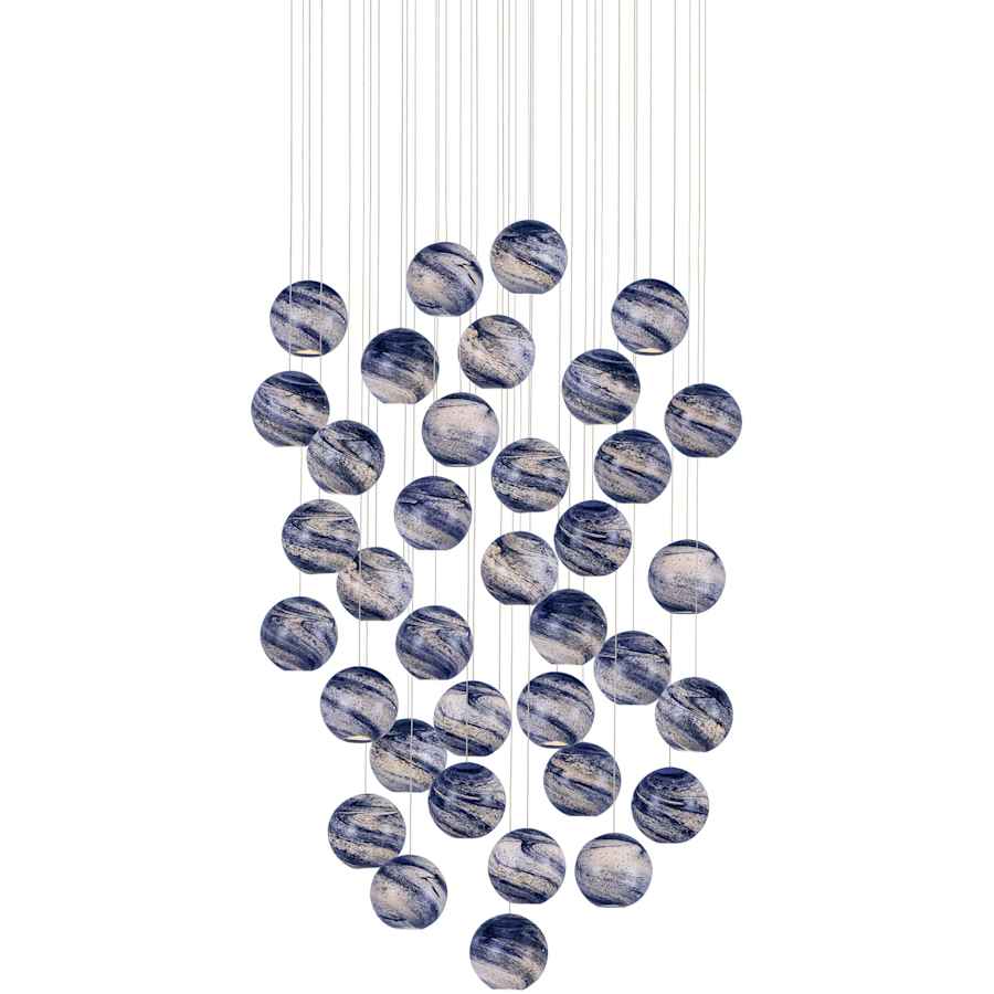 Currey and Company Palatino 36 Light 36" Wide Multi Light Pendant