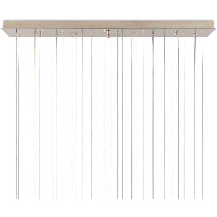 Currey and Company Pathos 30 Light 54" Wide Linear Pendant