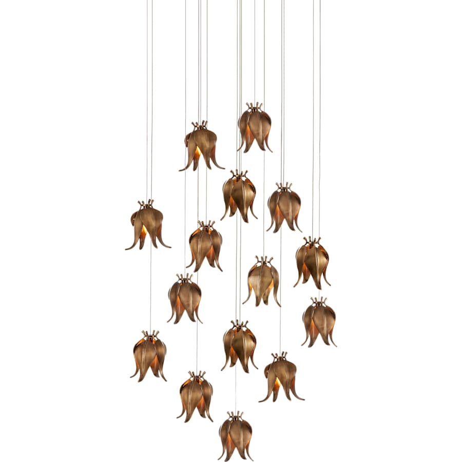 Currey and Company Iota 15 Light 26" Wide Multi Light Pendant