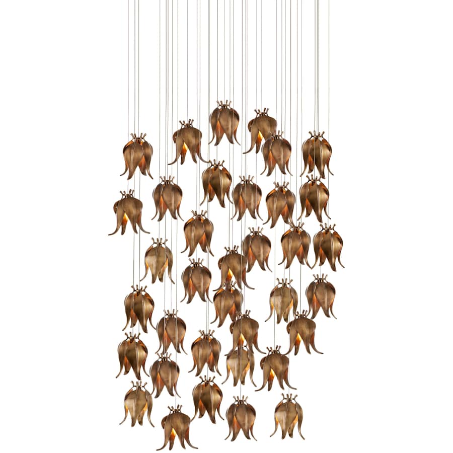 Currey and Company Iota 36 Light 38" Wide Multi Light Pendant
