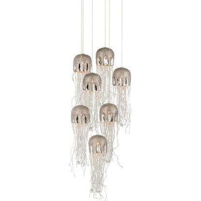 Currey and Company Medusa 7 Light 16" Wide Multi Light Pendant