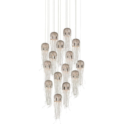 Currey and Company Medusa 15 Light 24" Wide Multi Light Pendant