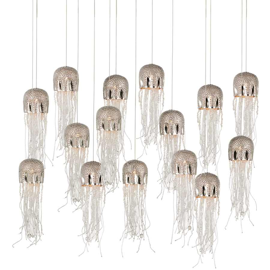 Currey and Company Medusa 15 Light 48" Wide Linear Pendant