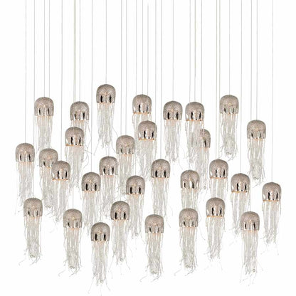 Currey and Company Medusa 30 Light 54" Wide Linear Pendant