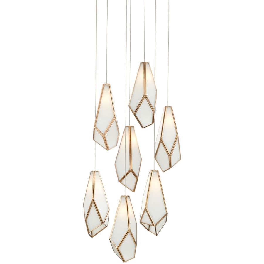 Currey and Company Glace 7 Light 15" Wide Multi Light Pendant