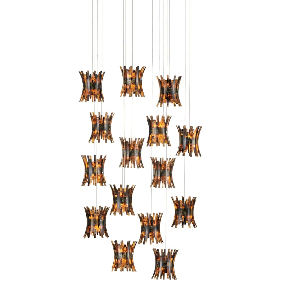 Currey and Company Alsop 15 Light 35" Wide Multi Light Pendant
