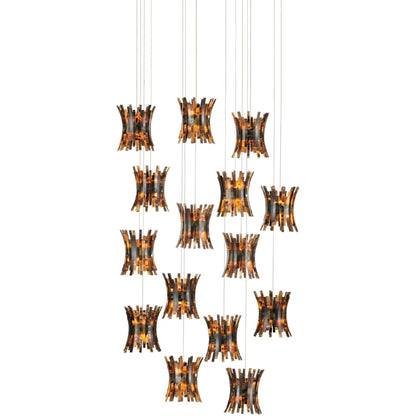 Currey and Company Alsop 15 Light 35" Wide Multi Light Pendant