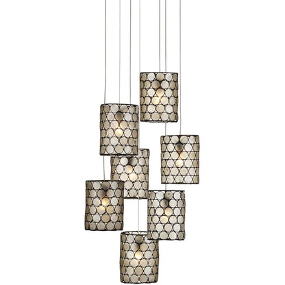 Currey and Company Regatta 7 Light 15" Wide Multi Light Pendant