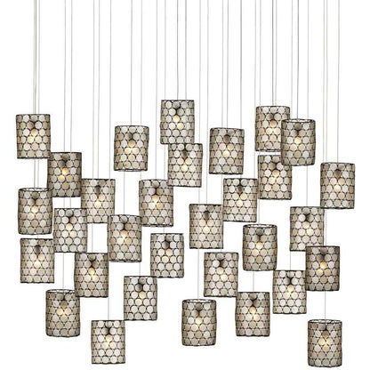 Currey and Company Regatta 30 Light 54" Wide Linear Pendant