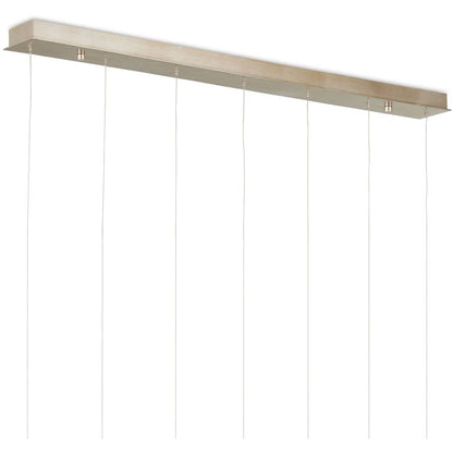 Currey and Company Birds Nest 7 Light 60" Wide Linear Pendant