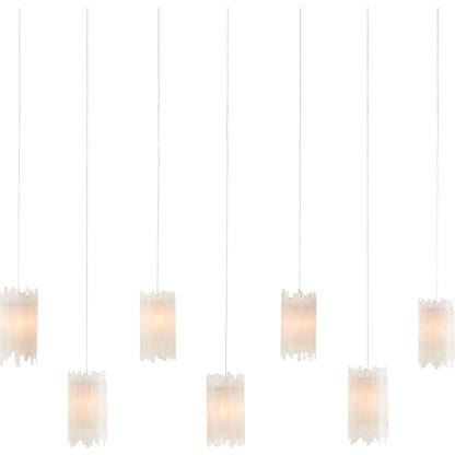 Currey and Company Escenia 7 Light 58" Wide Linear Pendant