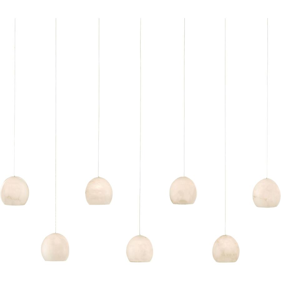 Currey and Company Lazio 7 Light 59" Wide Linear Pendant