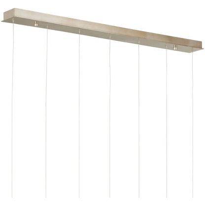 Currey and Company Lazio 7 Light 59" Wide Linear Pendant