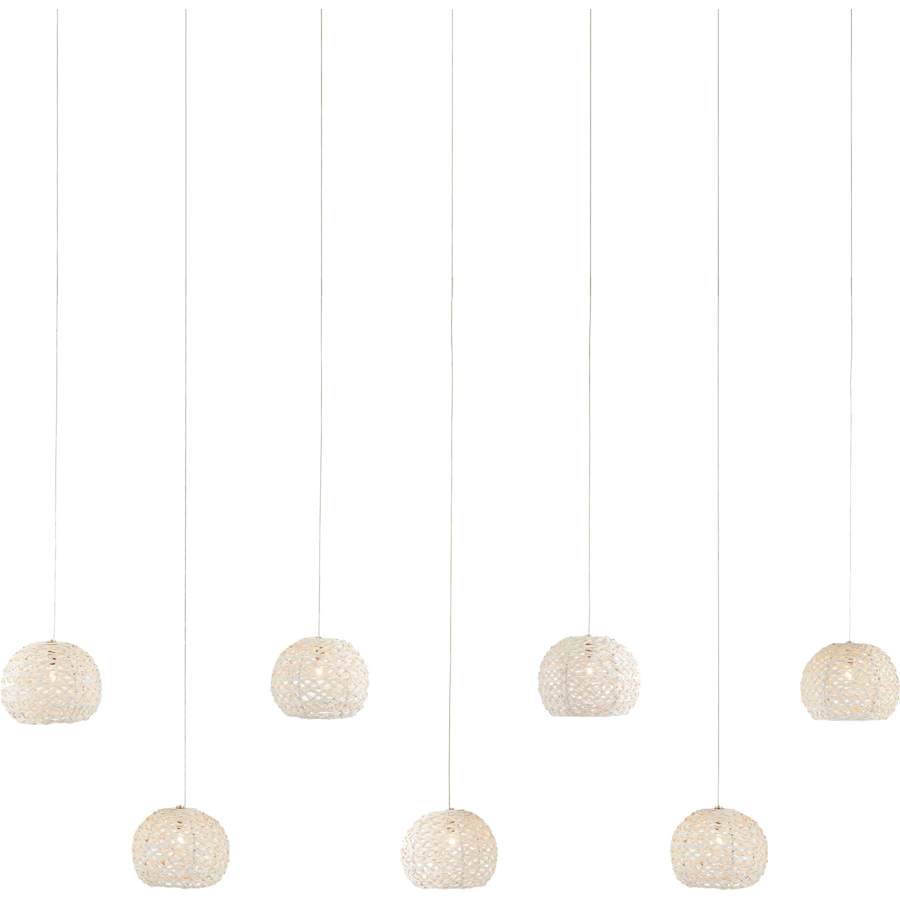 Currey and Company Piero 7 Light 60" Wide Linear Pendant