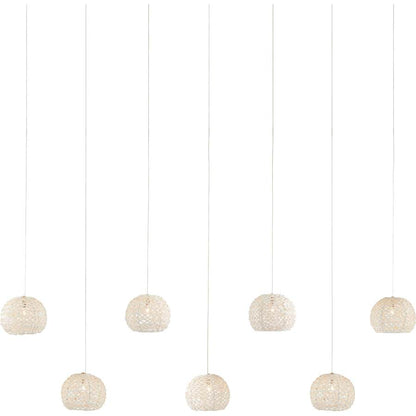 Currey and Company Piero 7 Light 60" Wide Linear Pendant