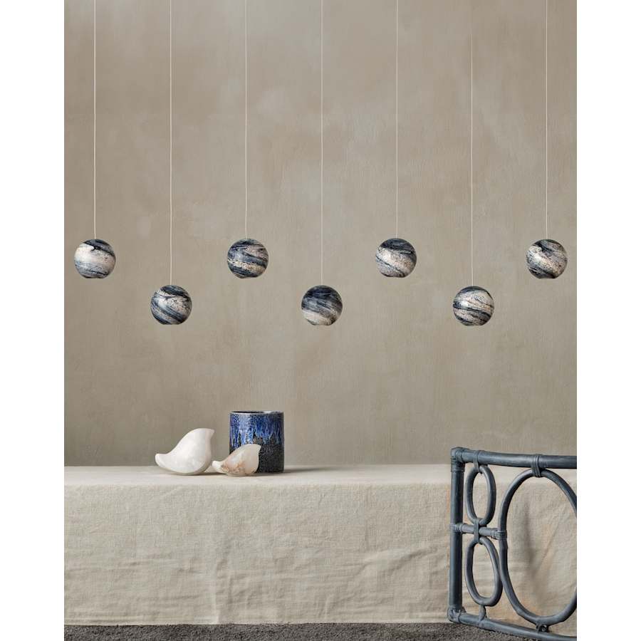 Currey and Company Palatino 7 Light 57" Wide Linear Pendant