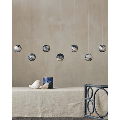 Currey and Company Palatino 7 Light 57" Wide Linear Pendant