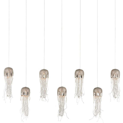 Currey and Company Medusa 7 Light 57" Wide Linear Pendant