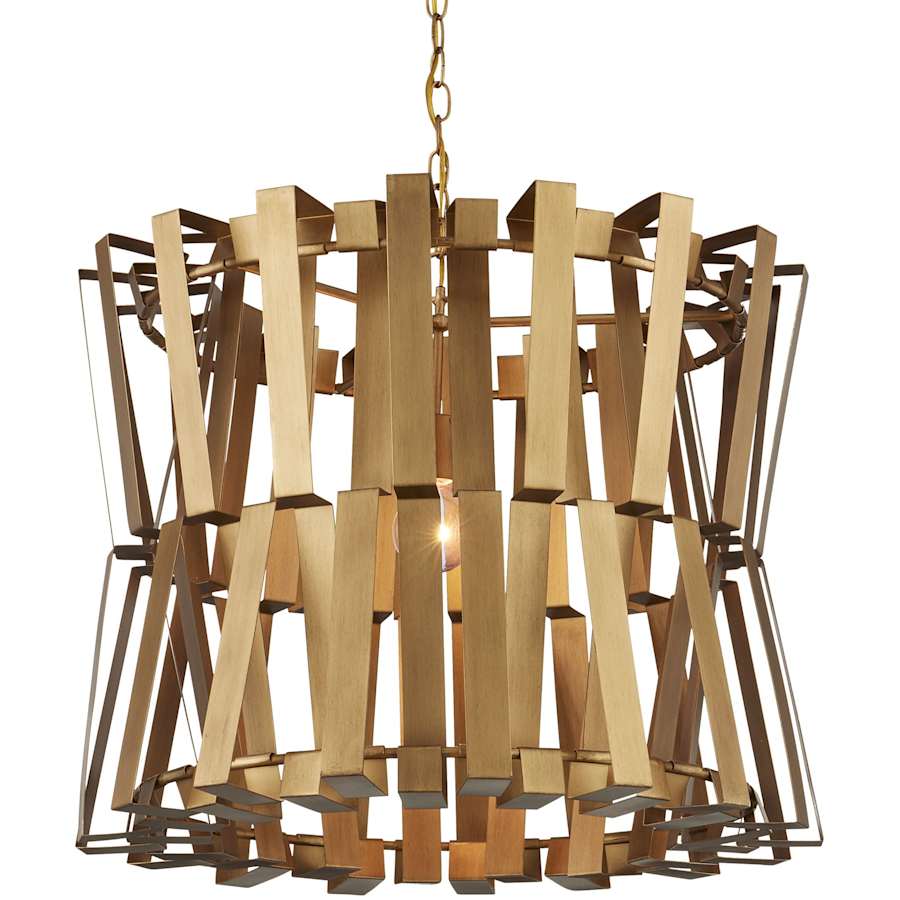 Currey and Company 27" Wide Chandelier