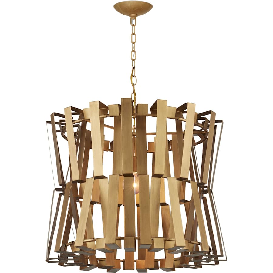Currey and Company 27" Wide Chandelier