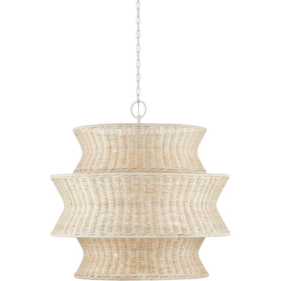 Currey and Company Phebe 9 Light 32" Wide Waterfall Chandelier