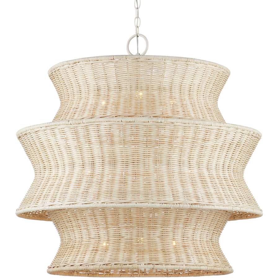 Currey and Company Phebe 9 Light 32" Wide Waterfall Chandelier