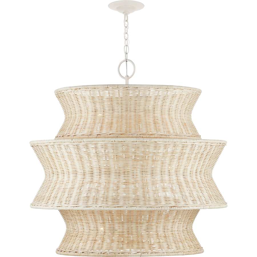 Currey and Company Phebe 9 Light 32" Wide Waterfall Chandelier