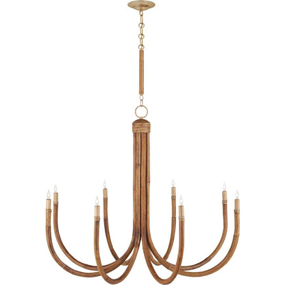 Currey and Company 8 Light 43" Wide Candle Style Chandelier