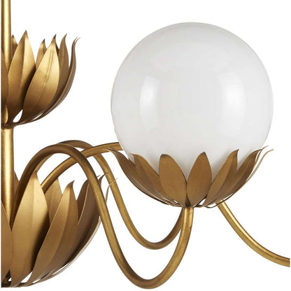 Currey and Company Mirasole 6 Light 37" Wide Chandelier