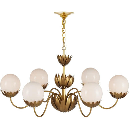 Currey and Company Mirasole 6 Light 37" Wide Chandelier